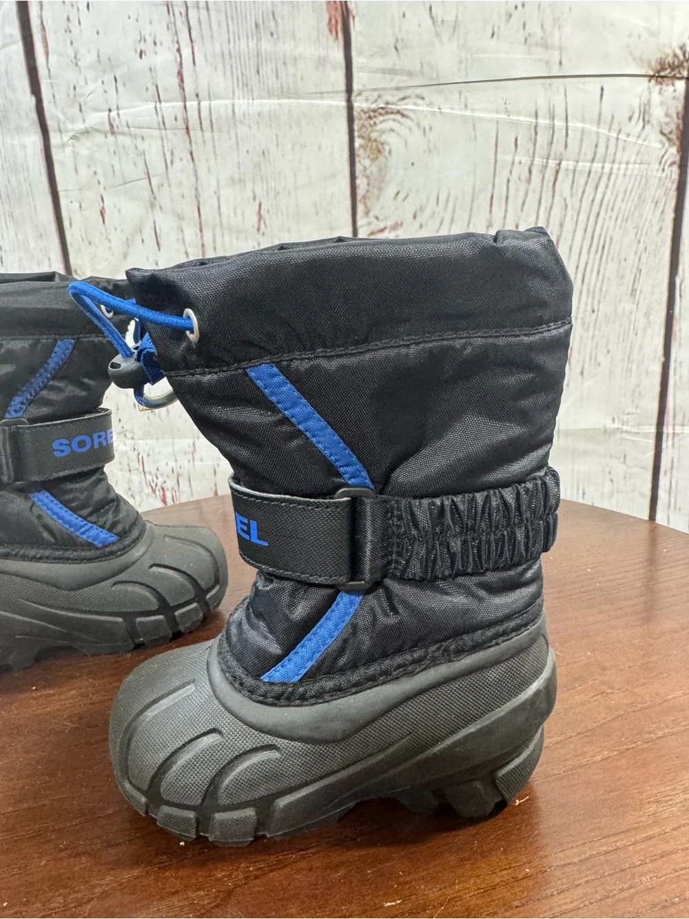 Sorel Black & Blue Snow Boots Baby Toddler size 5